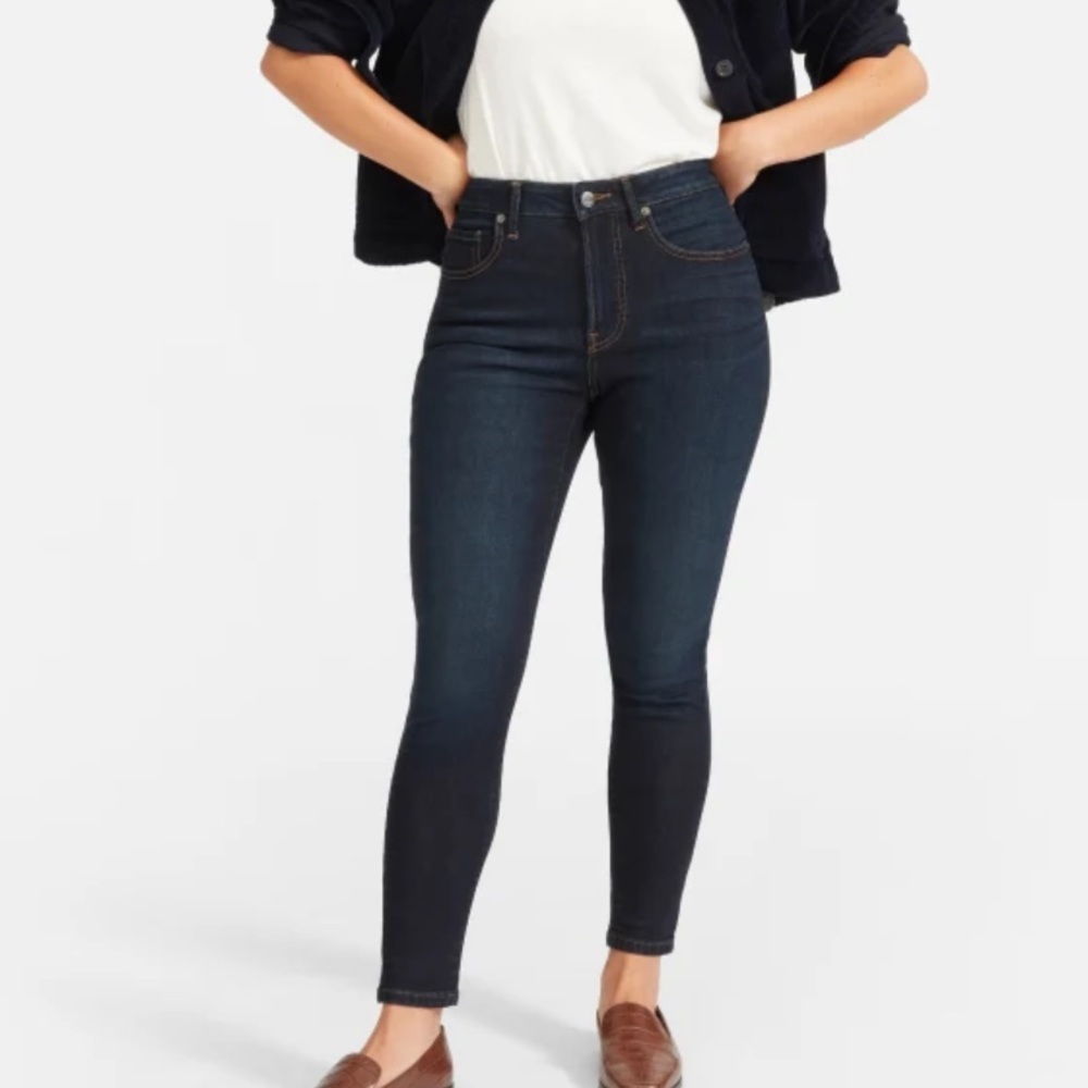 Everlane The Curvy Authentic Stretch High-Rise Skinny Jean